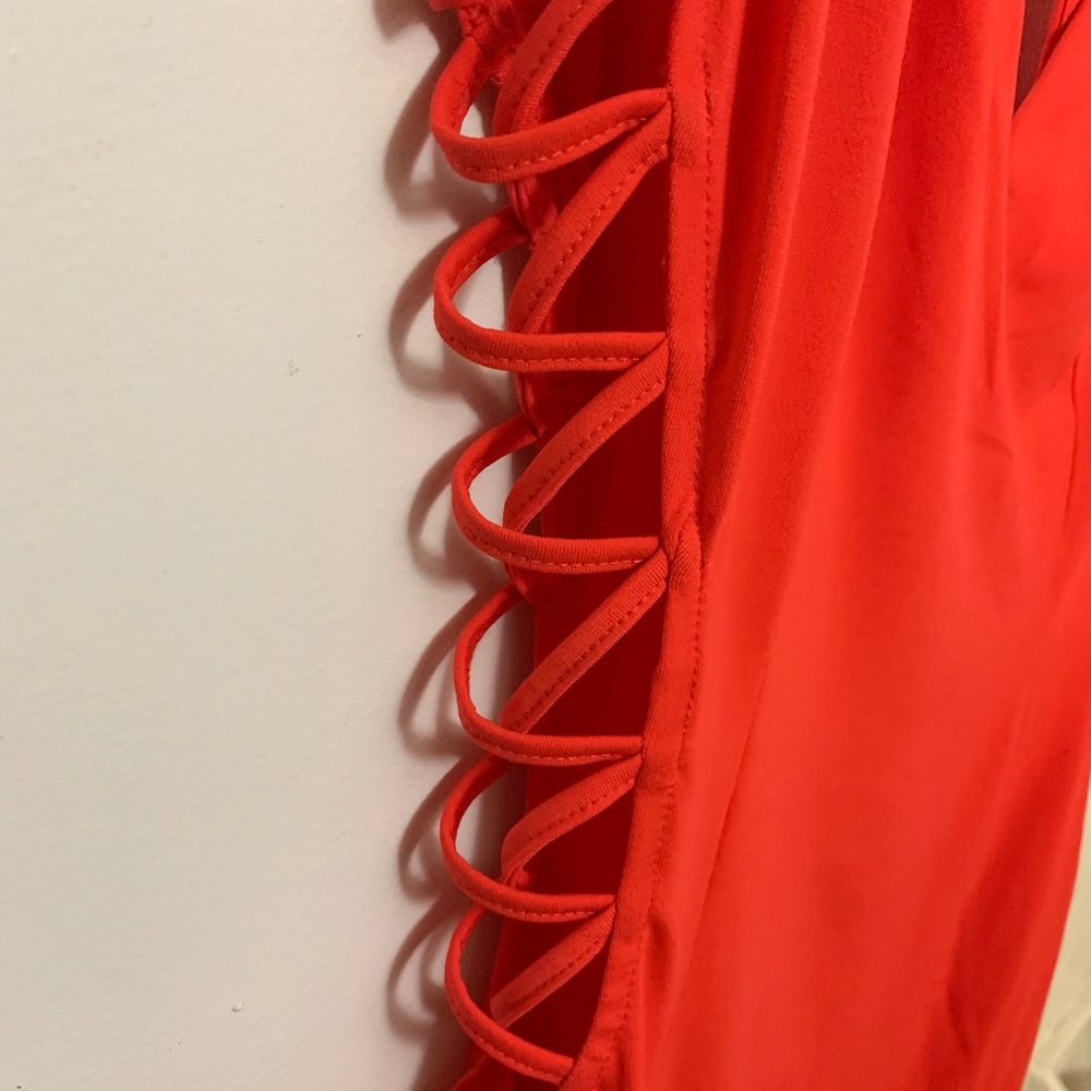 Red Bodycon Dress - Picture 2 of 4